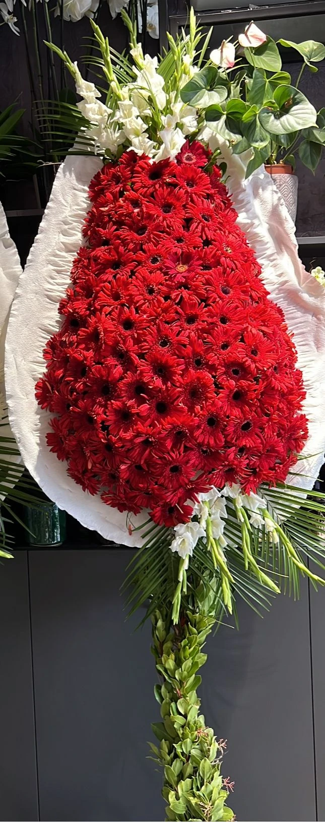 Ayaklı Sepet Kırmızı