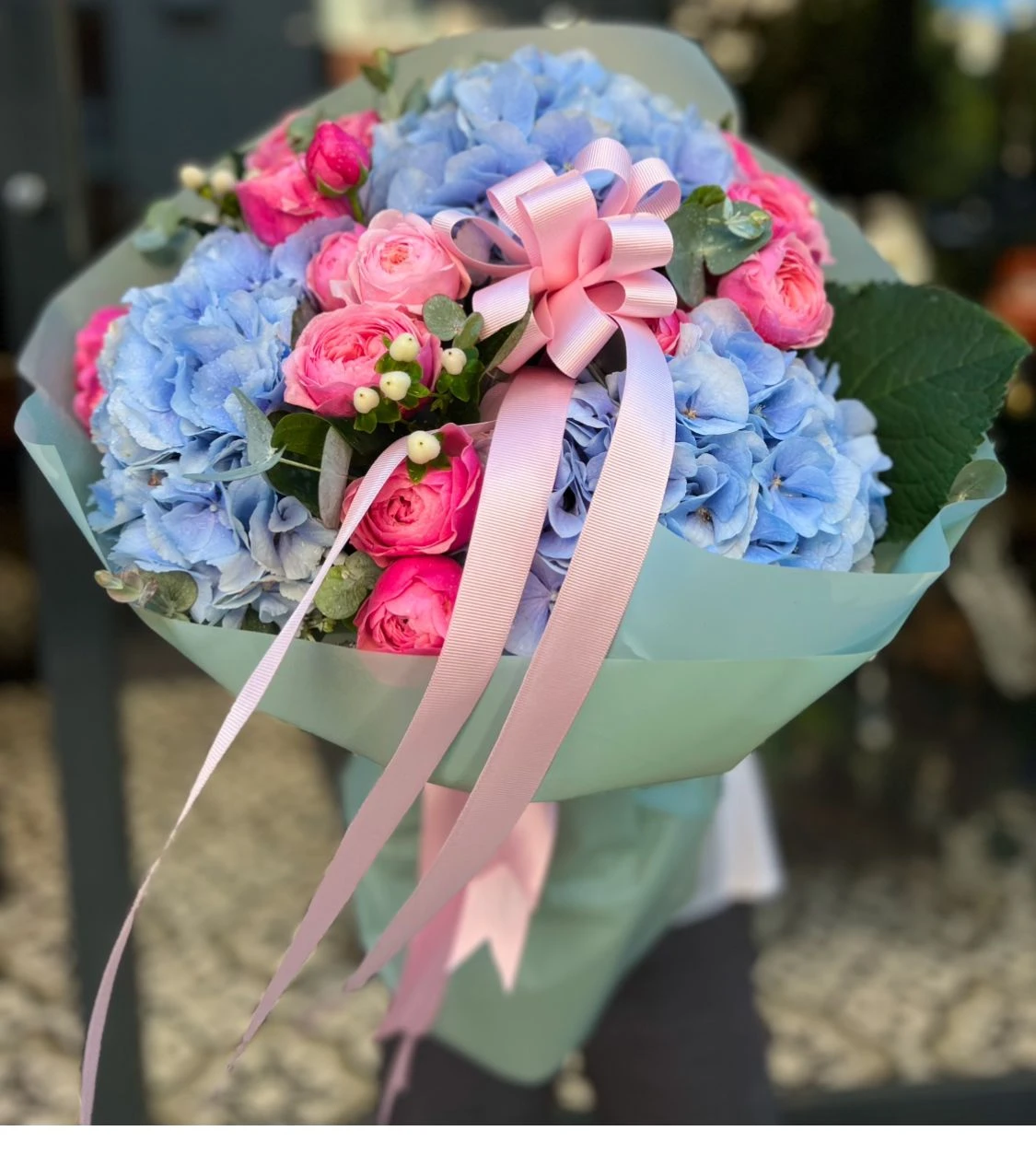 Blue & Pink Bouquet
