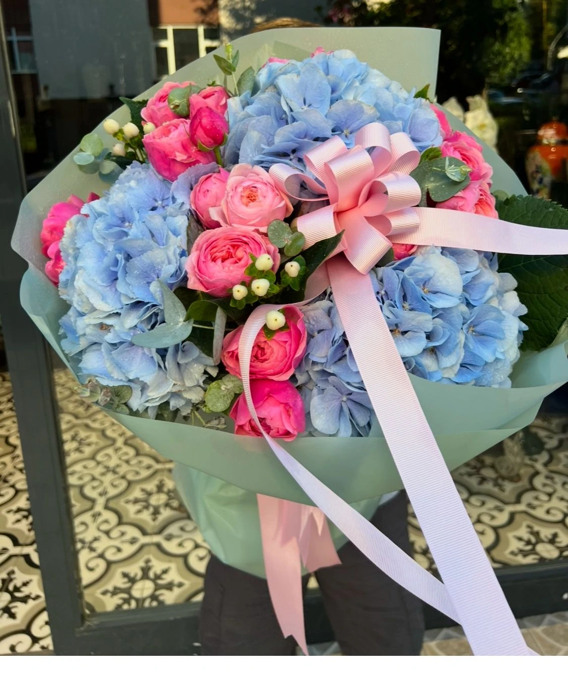 Blue & Pink Bouquet