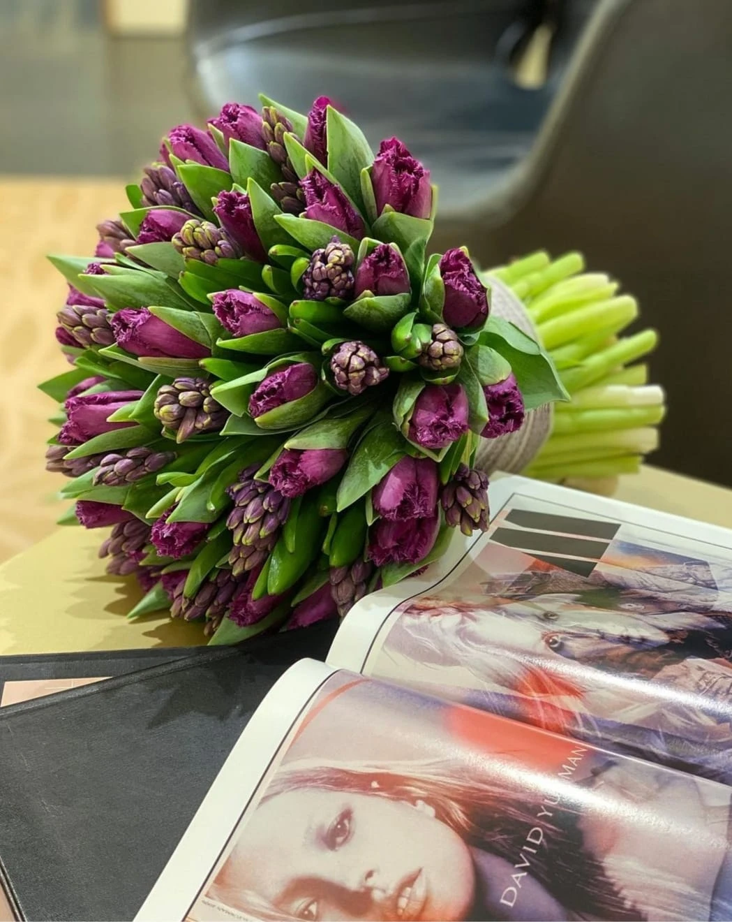 Lale - Sümbül Buketi