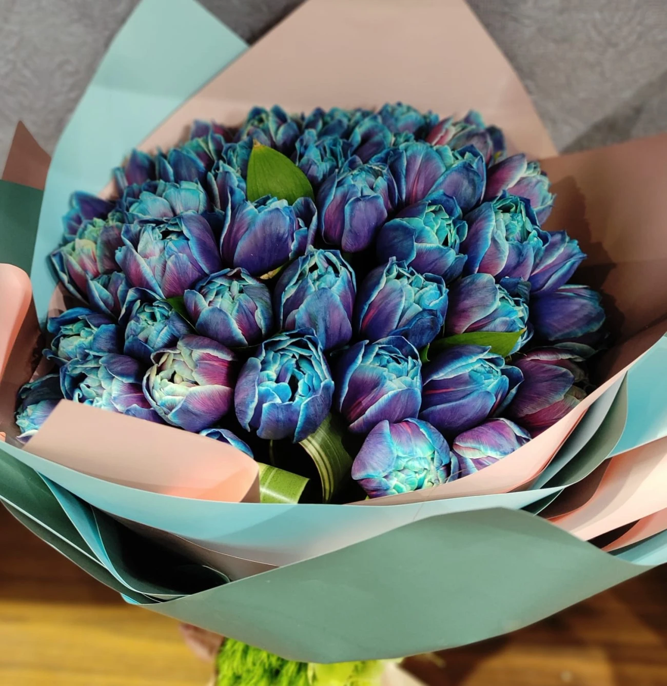 Özel Katmerli Mavi Lale